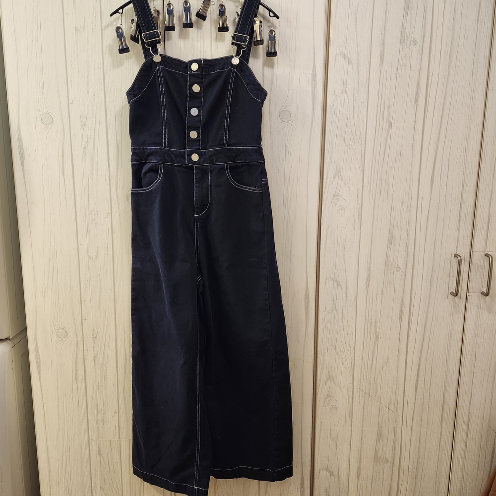Habitual Black Denim Overalls